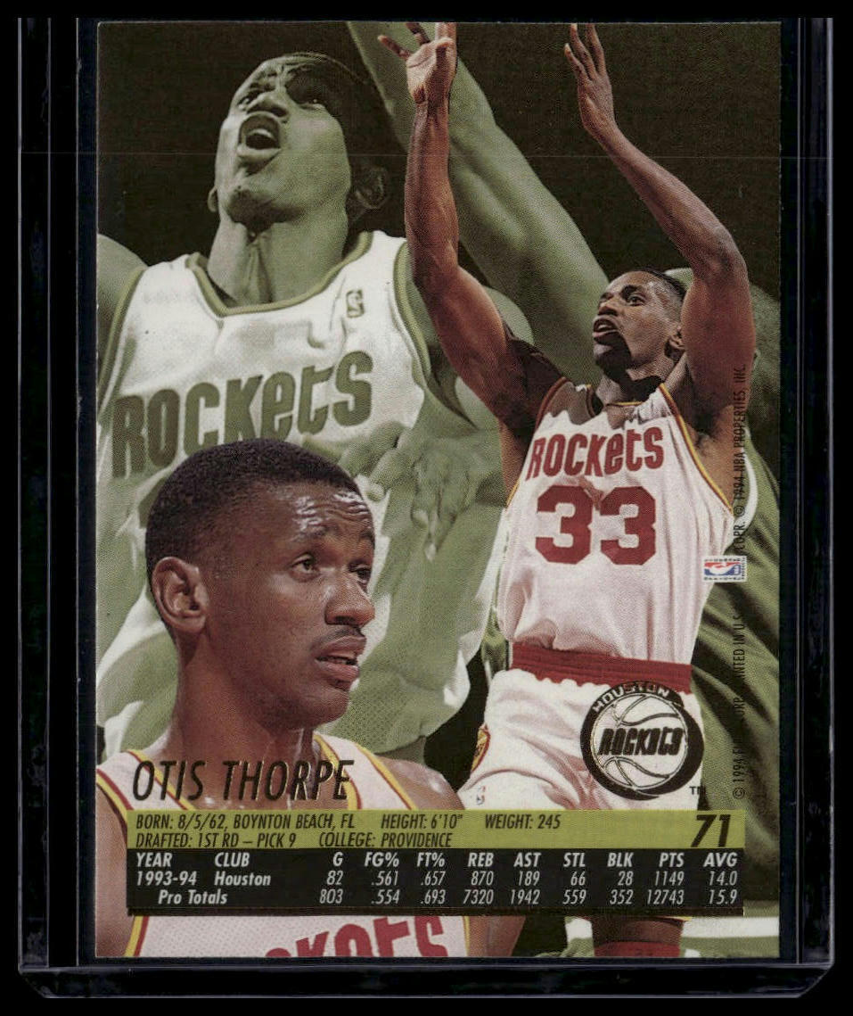 1994-95 Ultra #71 Otis Thorpe