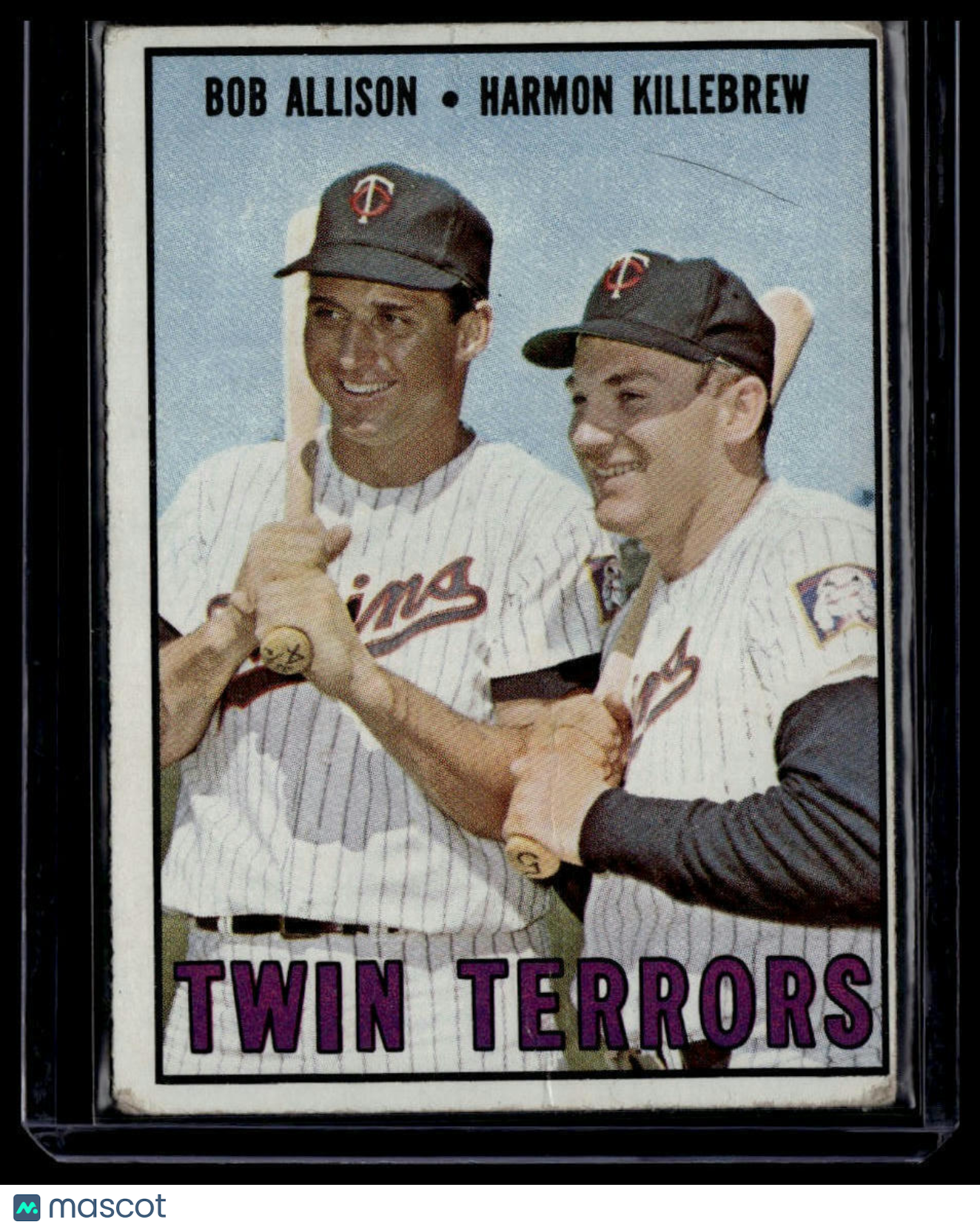 1967 Topps #334 Twin Terrors (Bob Allison / Harmon Killebrew) None