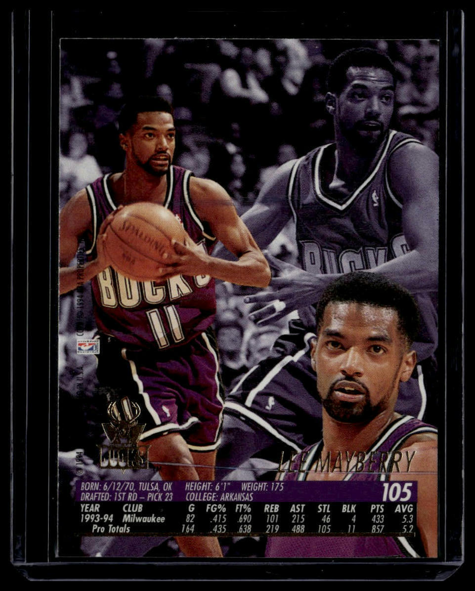 1994-95 Ultra #105 Lee Mayberry