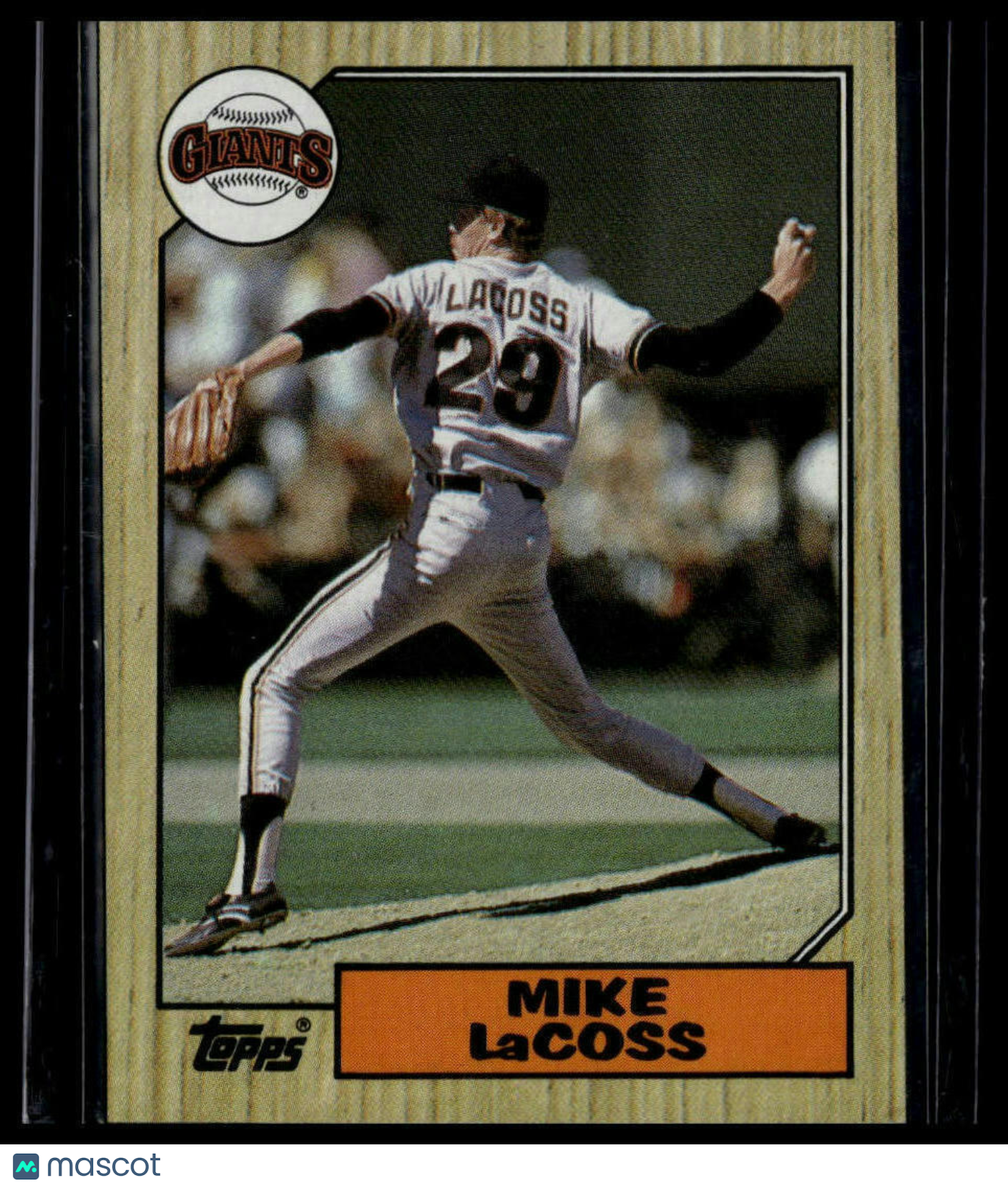 1987 Topps #151 Mike LaCoss