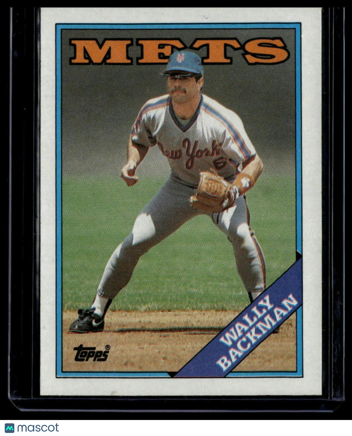 1988 Topps #333 Wally Backman