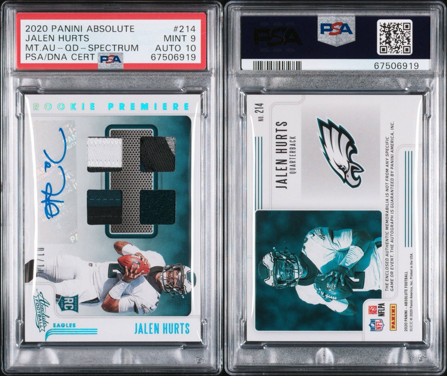 2025 Hit Parade Football Surge Windy City Exclusive Graded & Non Grad Auto Card
