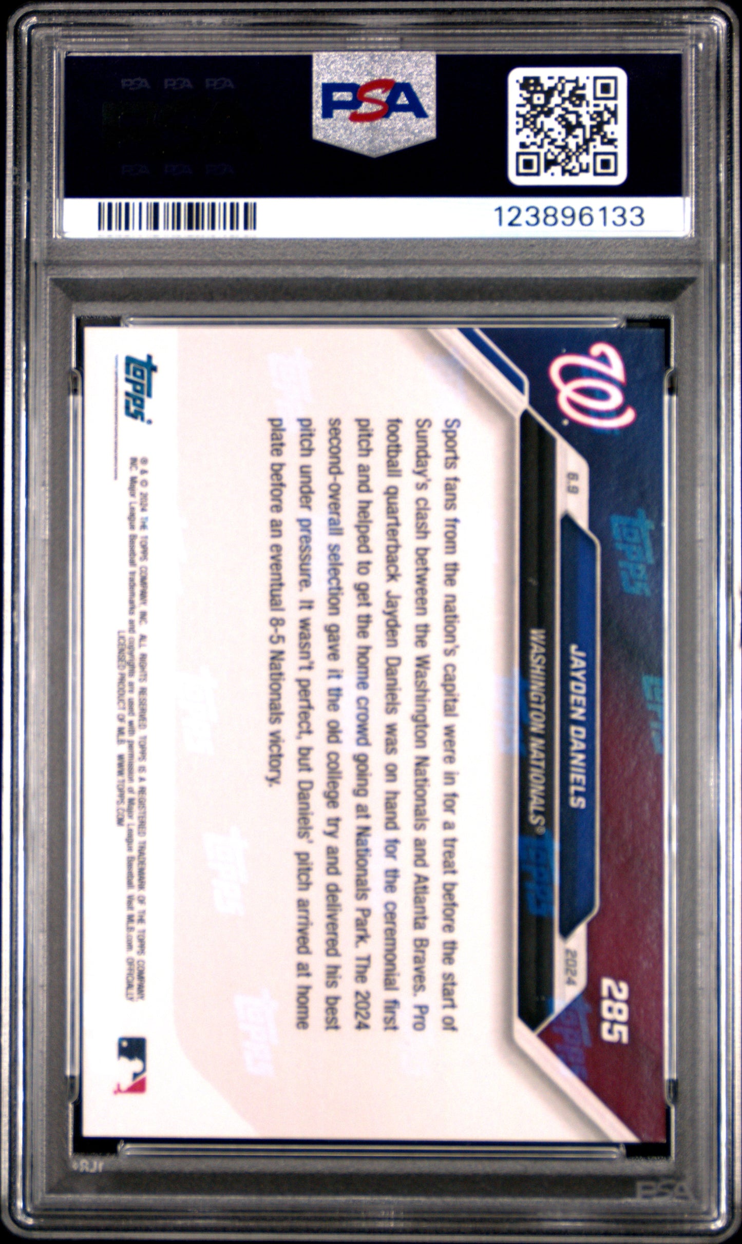 2024 Topps Now Jayden Daniels #285 PSA 10