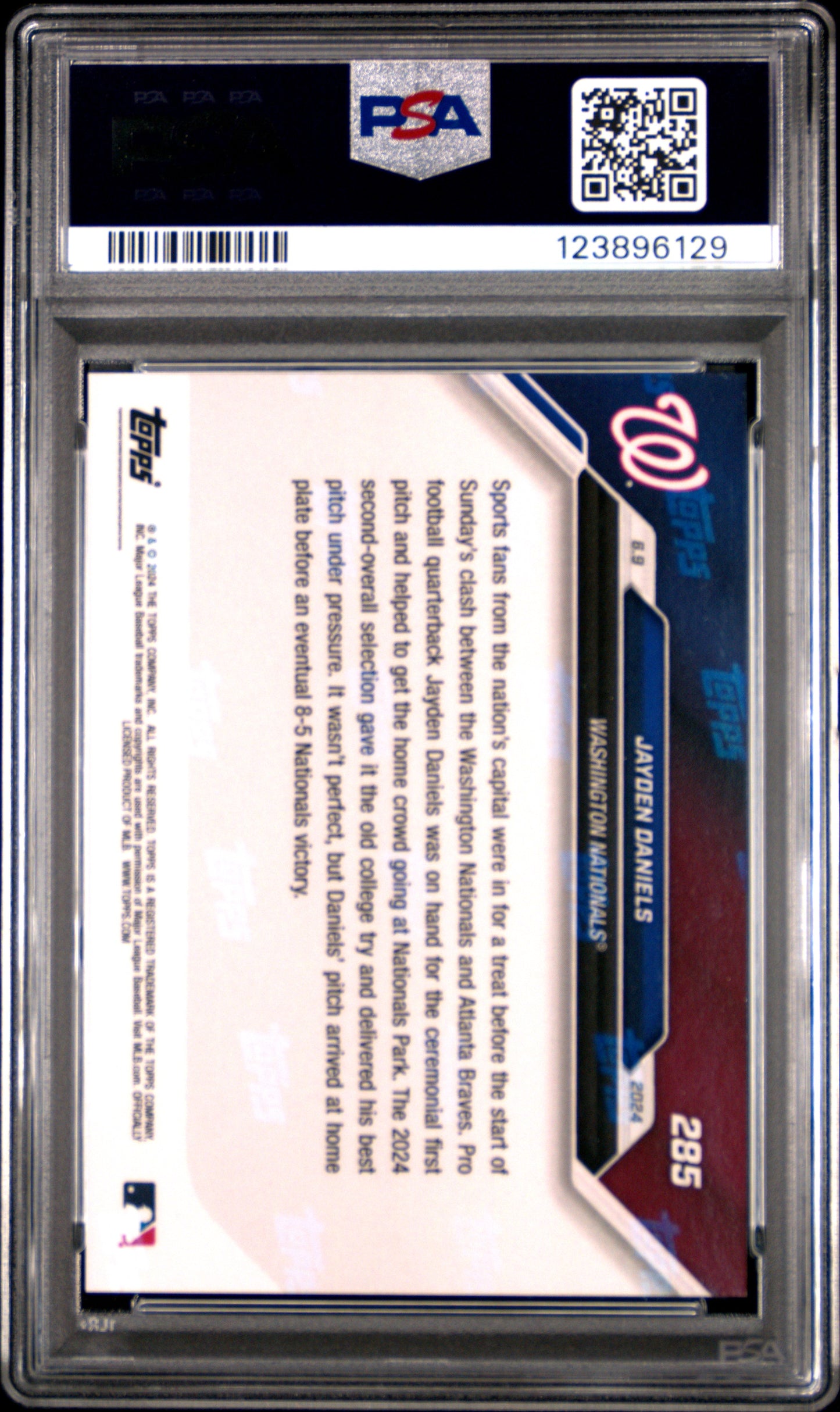 2024 Topps Now Jayden Daniels #285 PSA 10