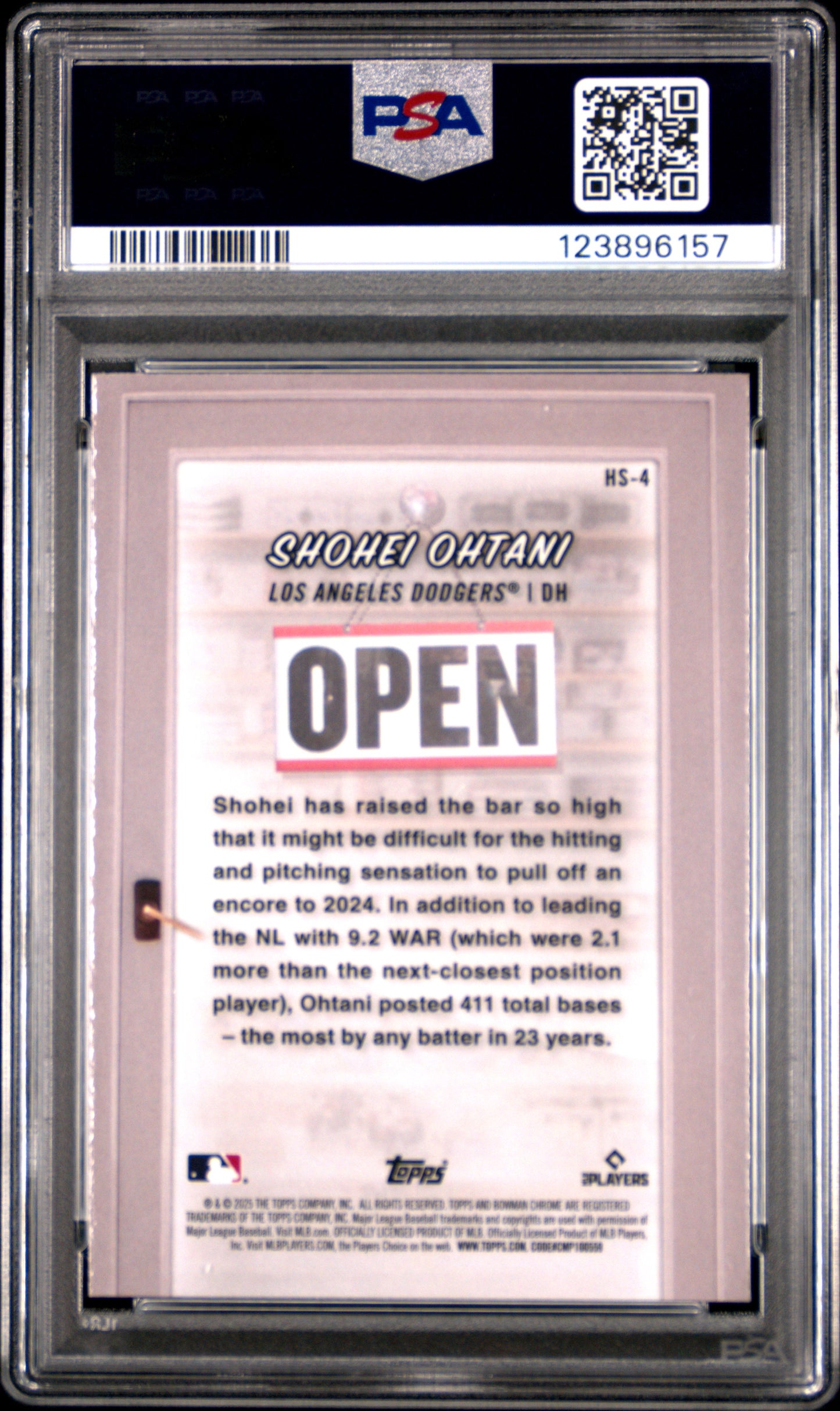 2025 Bowman Hobby Stars Shohei Ohtani #HS4 PSA 10