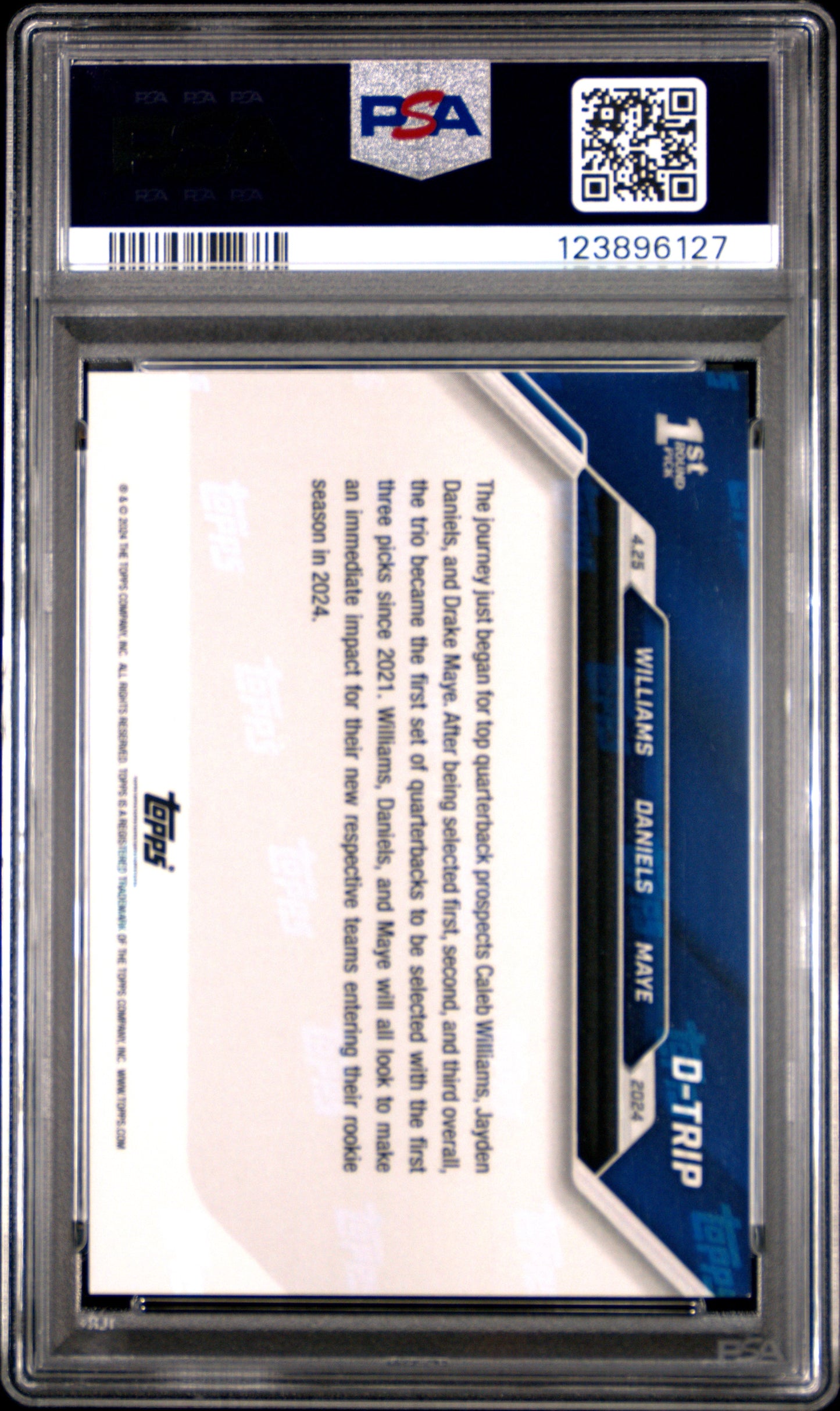 2024 Topps Now Maye Daniels Williams #DTRIP PSA 9