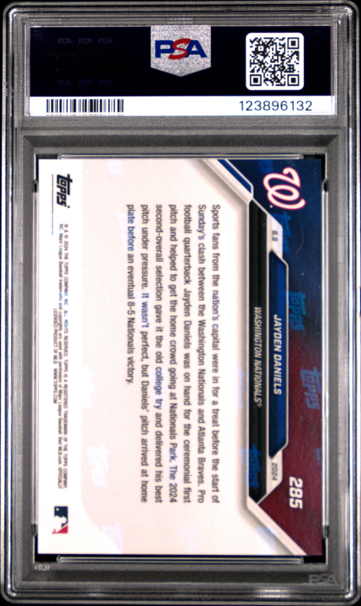 2024 Topps Now Jayden Daniels #285 PSA 10
