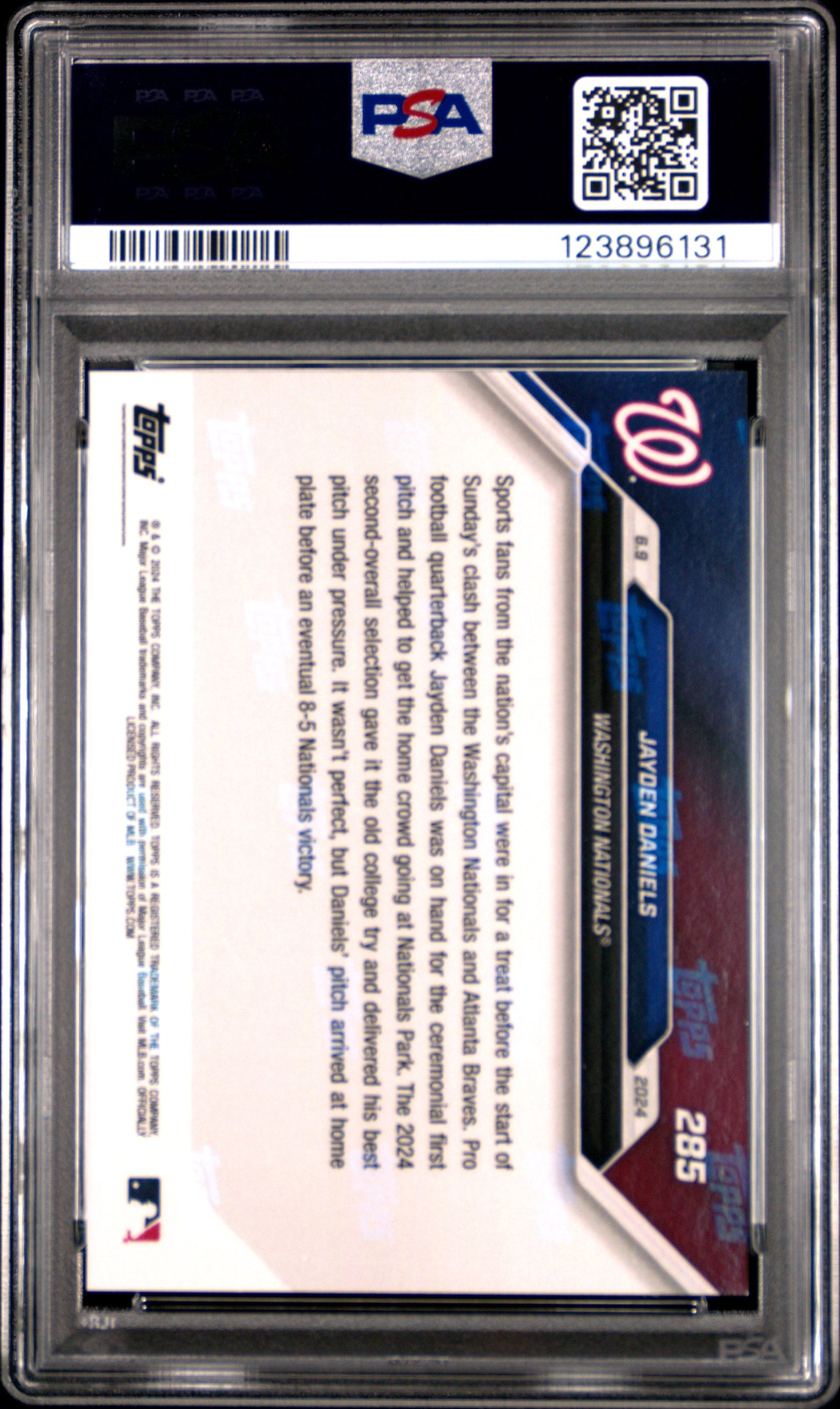 2024 Topps Now Jayden Daniels #285 PSA 10
