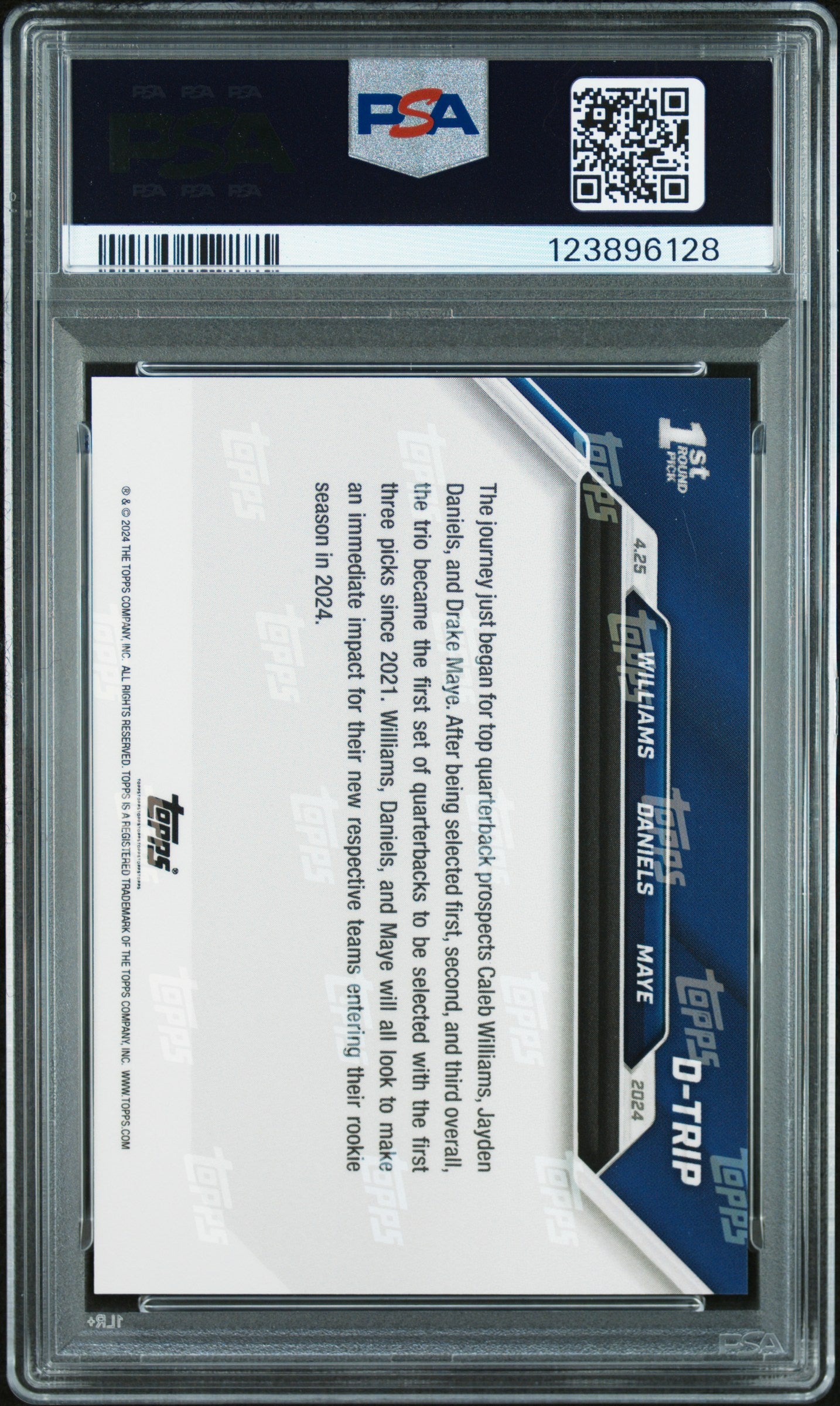 2024 Topps Now Maye Daniels Williams #DTRIP PSA 10