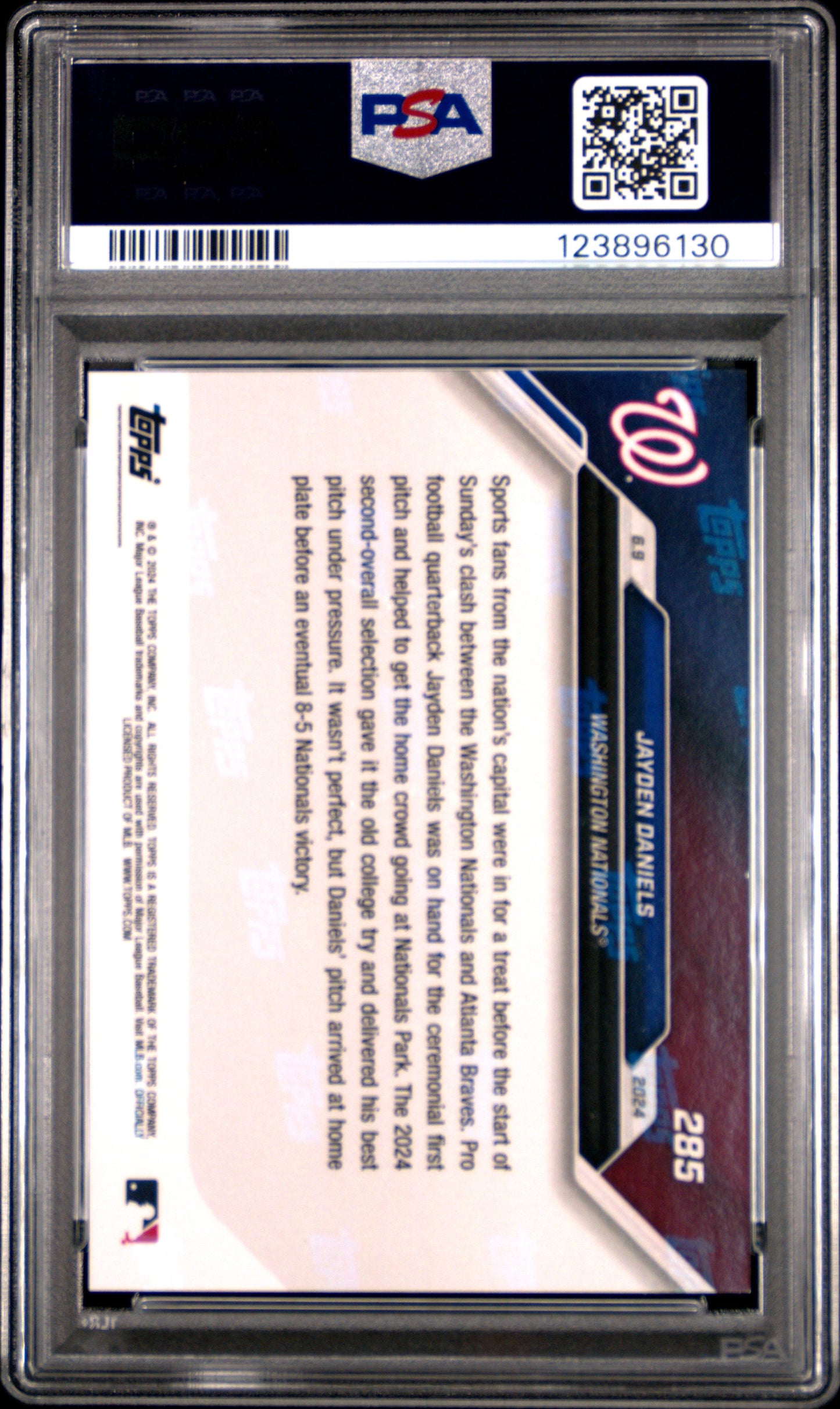 2024 Topps Now Jayden Daniels #285 PSA 10