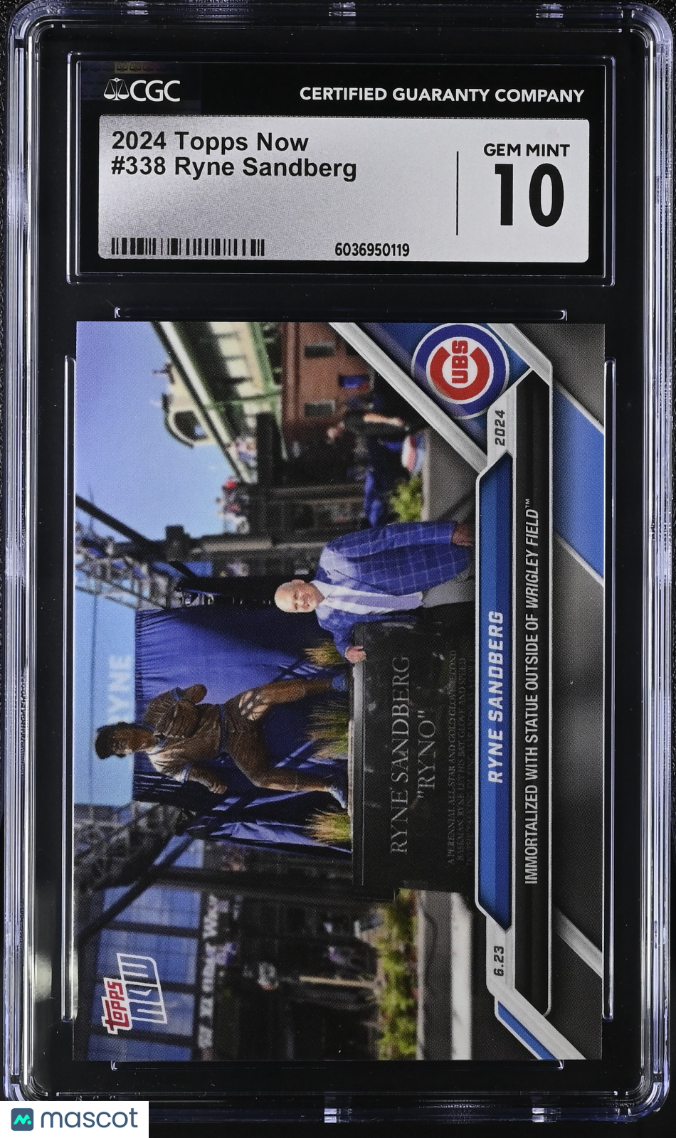 2024 Topps Now Ryne Sandberg #338 CGC 10