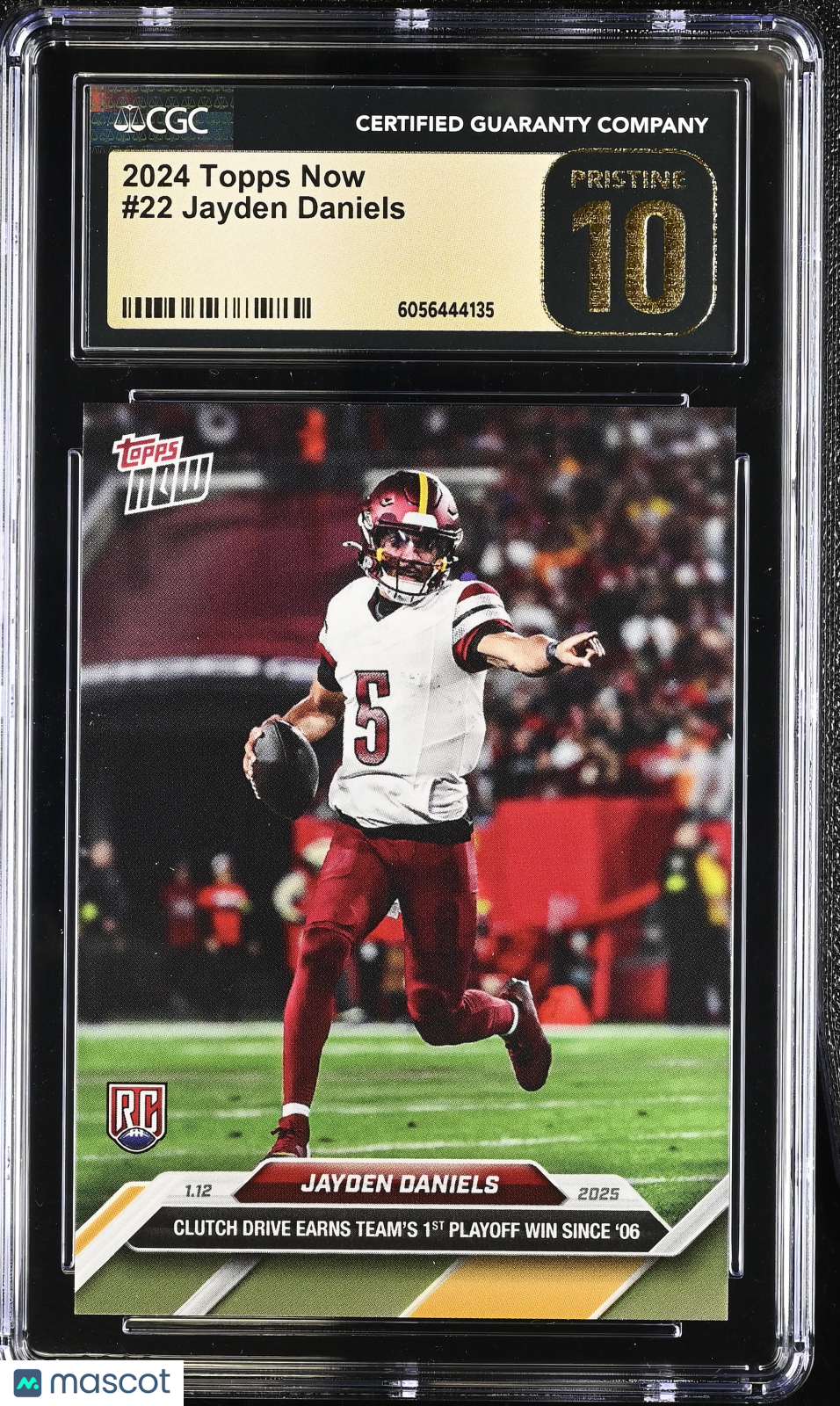 2024 Topps Now Jayden Daniels #22 CGC 10 Pristine Black Label
