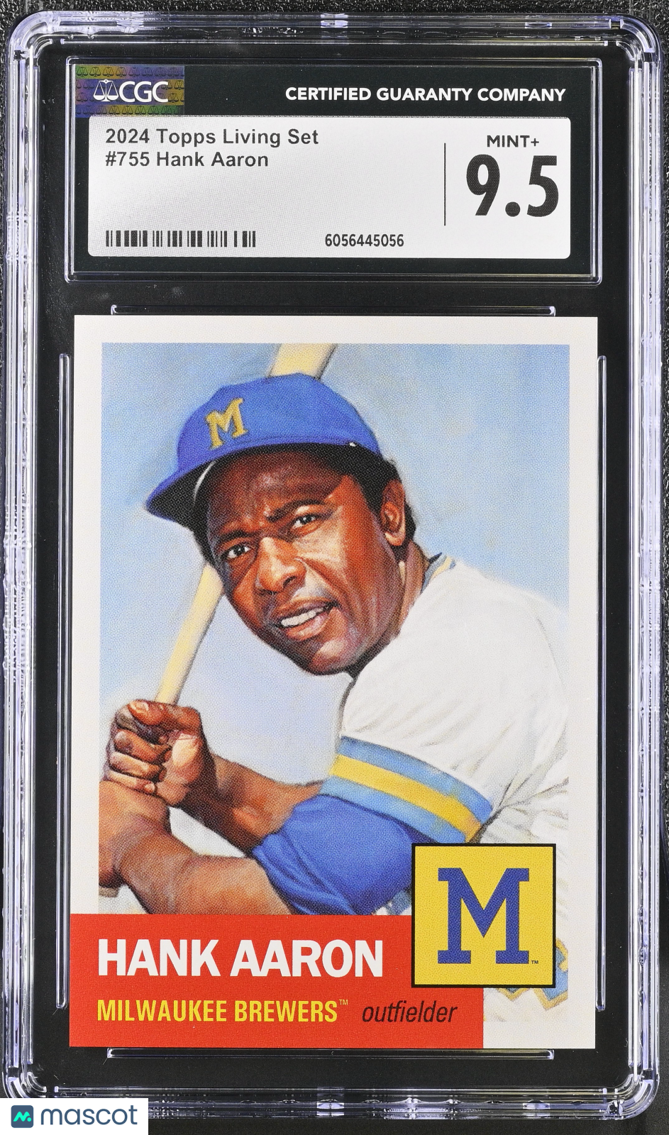 2024 Topps Living Set Hank Aaron #755 CGC 9.5
