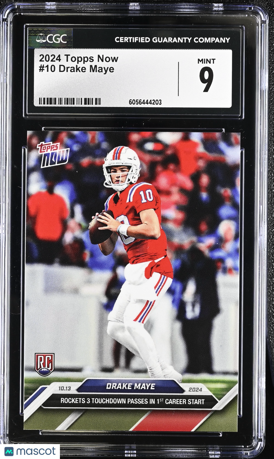 2024 Topps Now Drake Maye #10 CGC 9