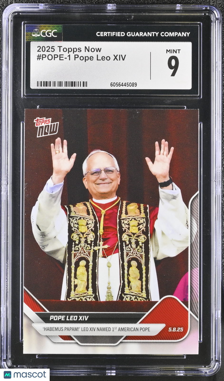 2025 Topps Now #POPE-1 CGC 9