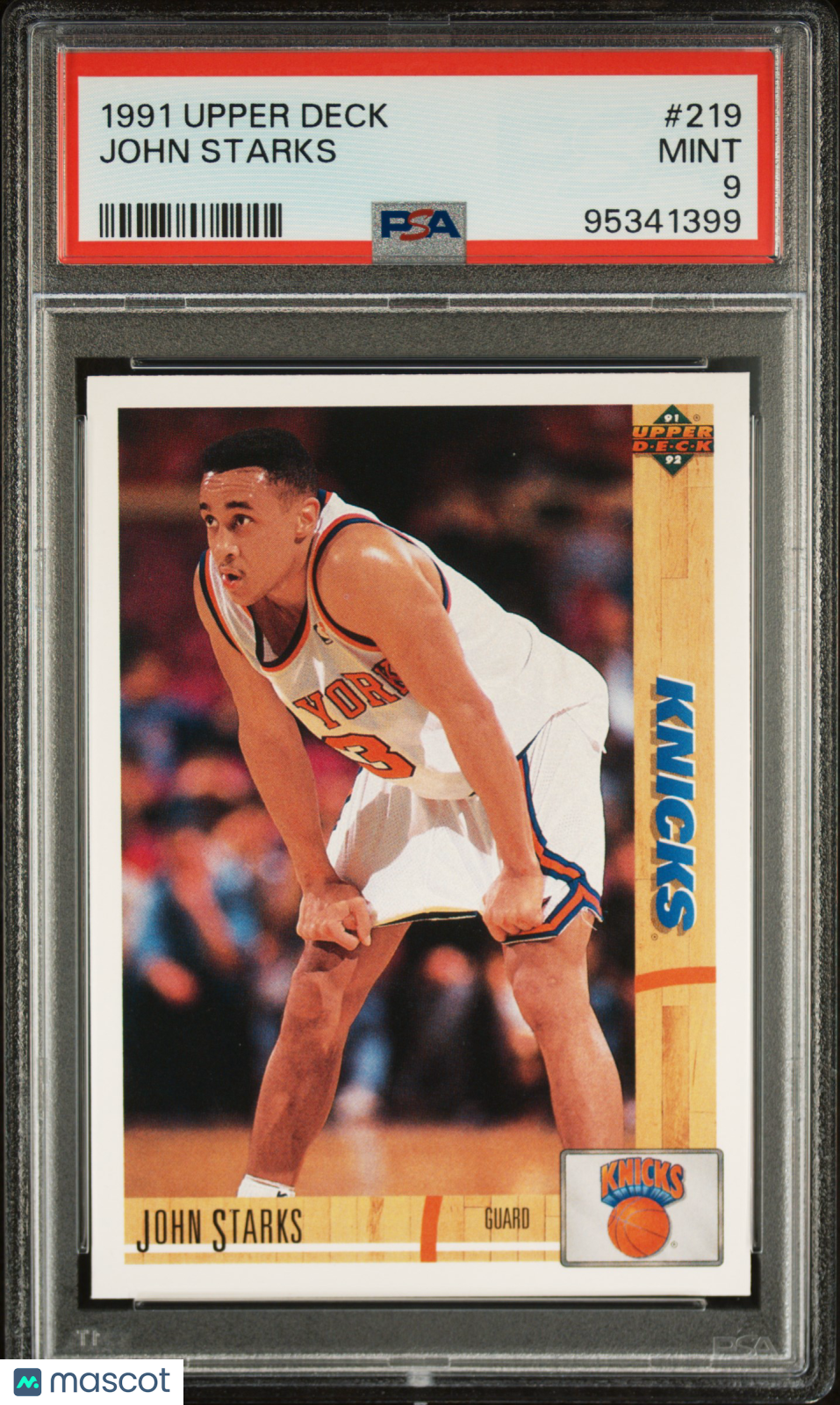 1991 Upper Deck John Starks #219 PSA 9
