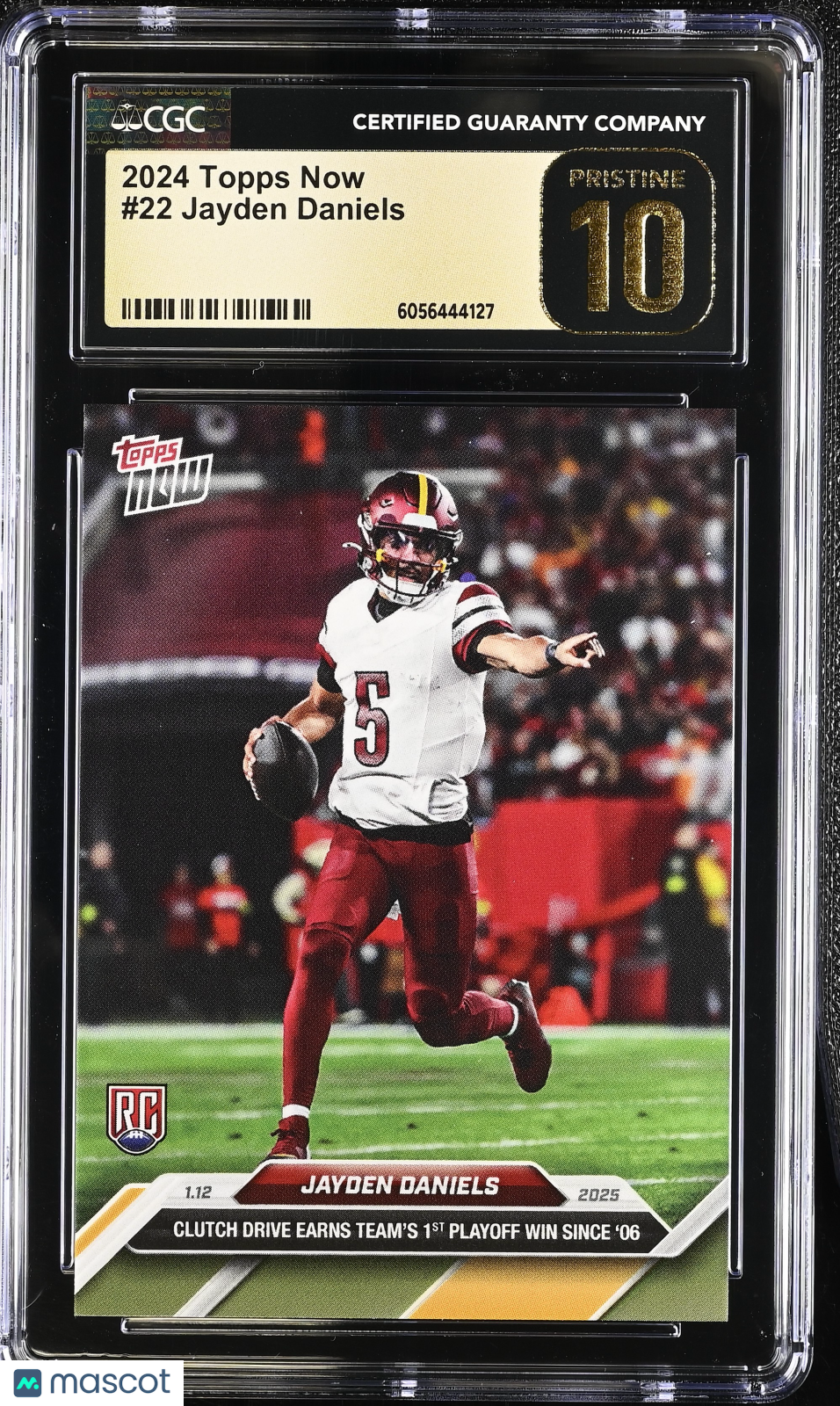 2024 Topps Now Jayden Daniels #22 CGC 10 Pristine Black Label