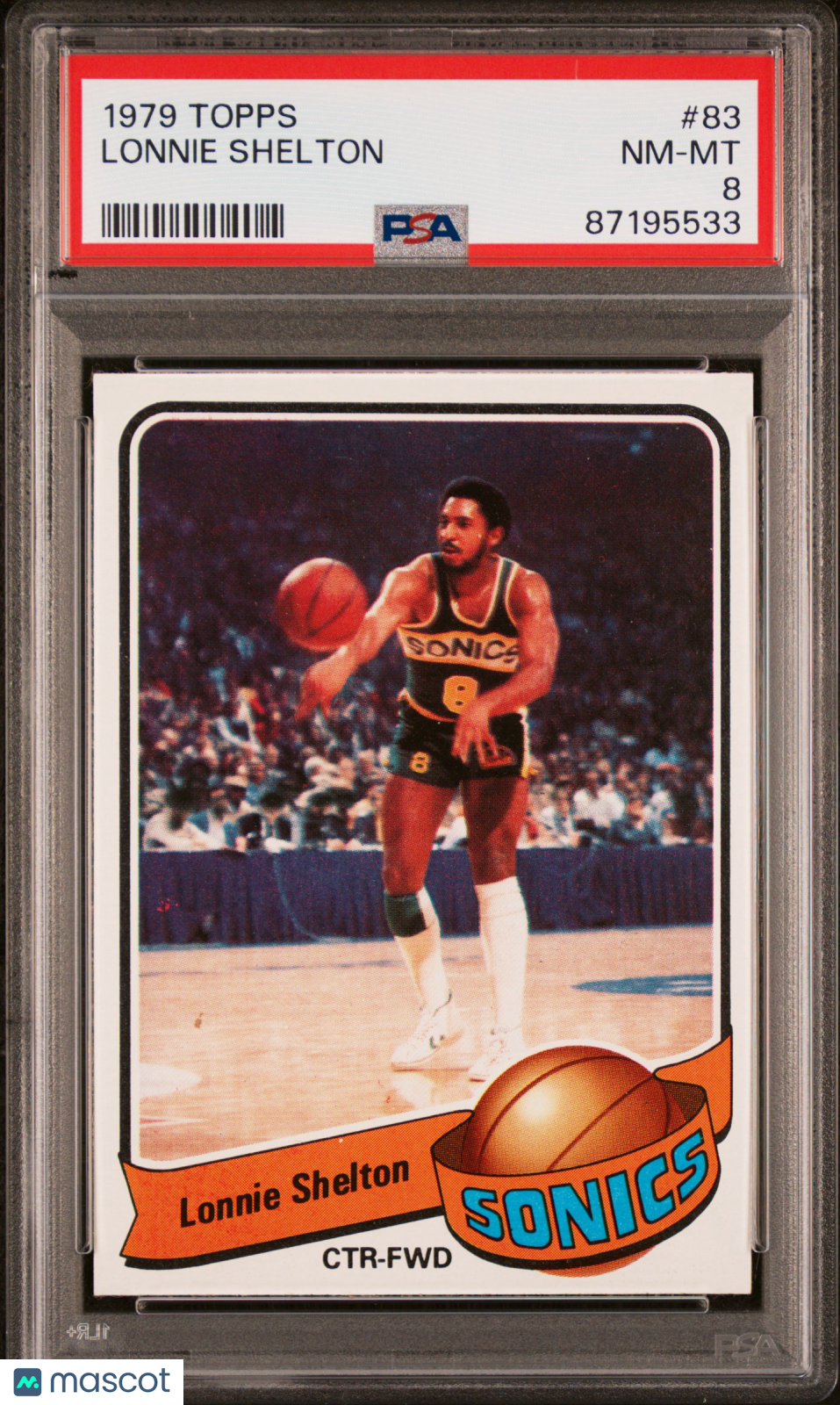 1979 Topps Lonnie Shelton #83 PSA 8