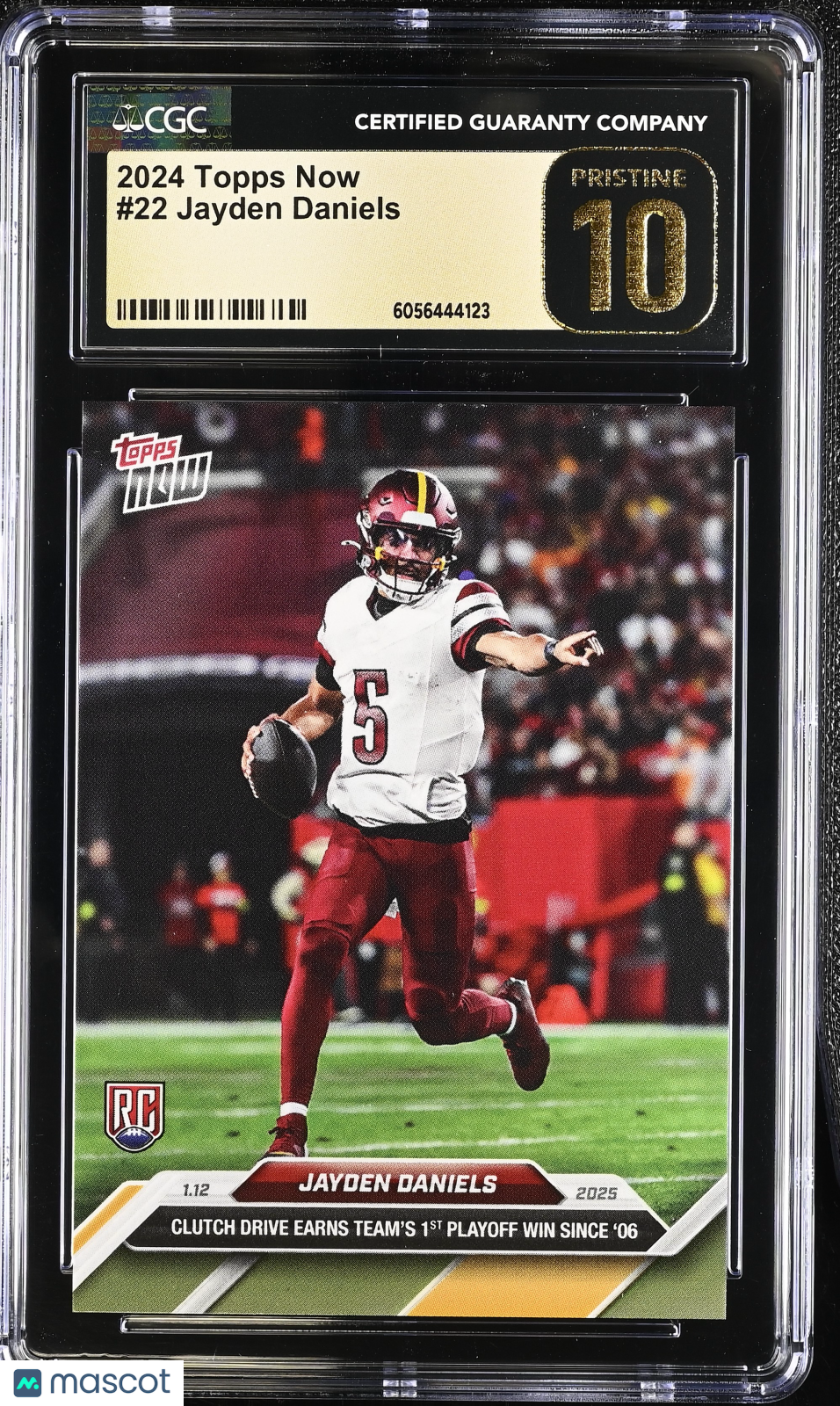 2024 Topps Now Jayden Daniels #22 CGC 10 Pristine Black Label