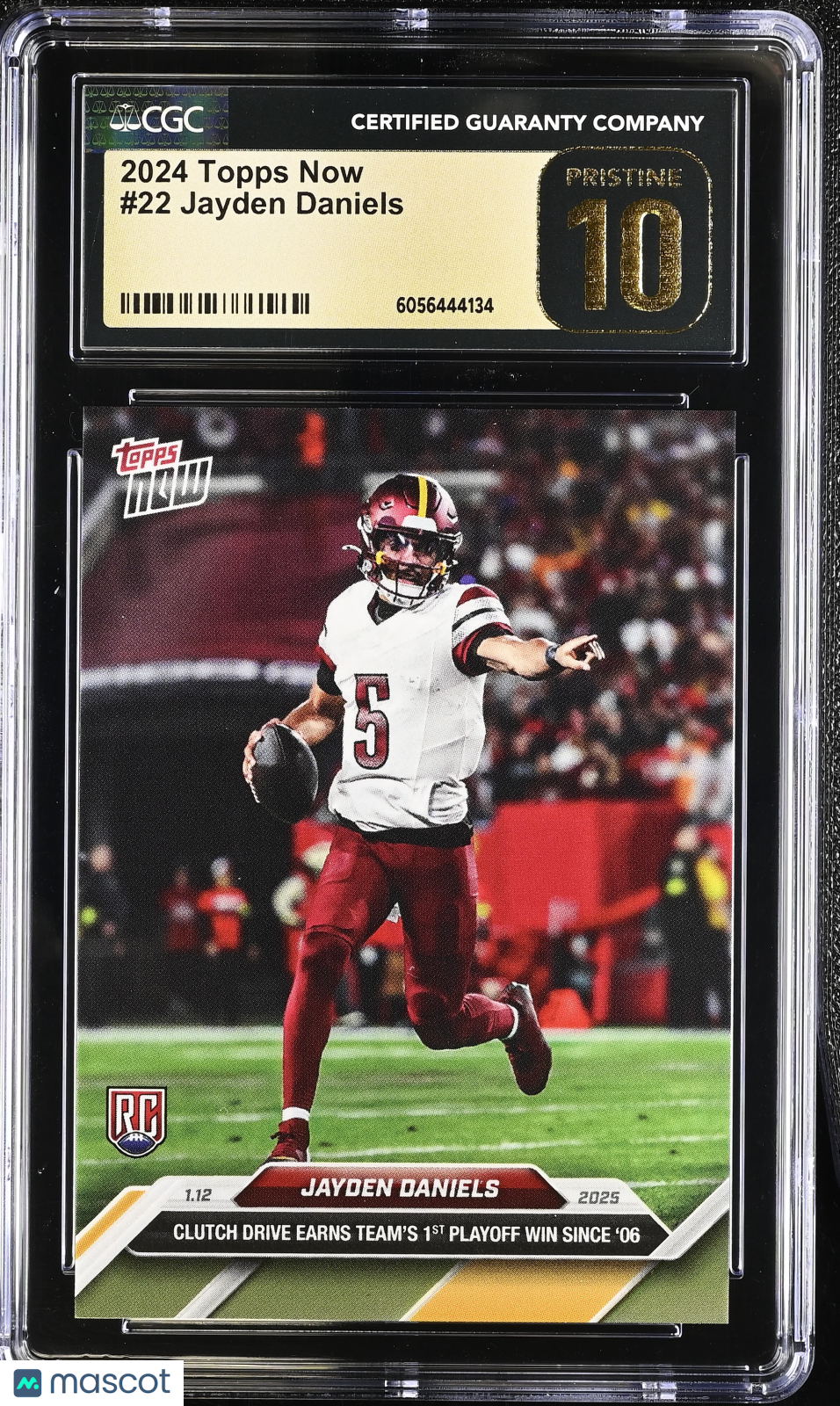 2024 Topps Now Jayden Daniels #22 CGC 10 Pristine Black Label