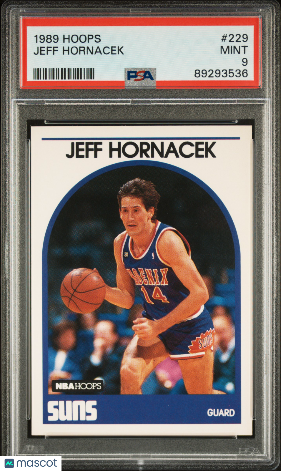 1989 Hoops Jeff Hornacek #229 PSA 9