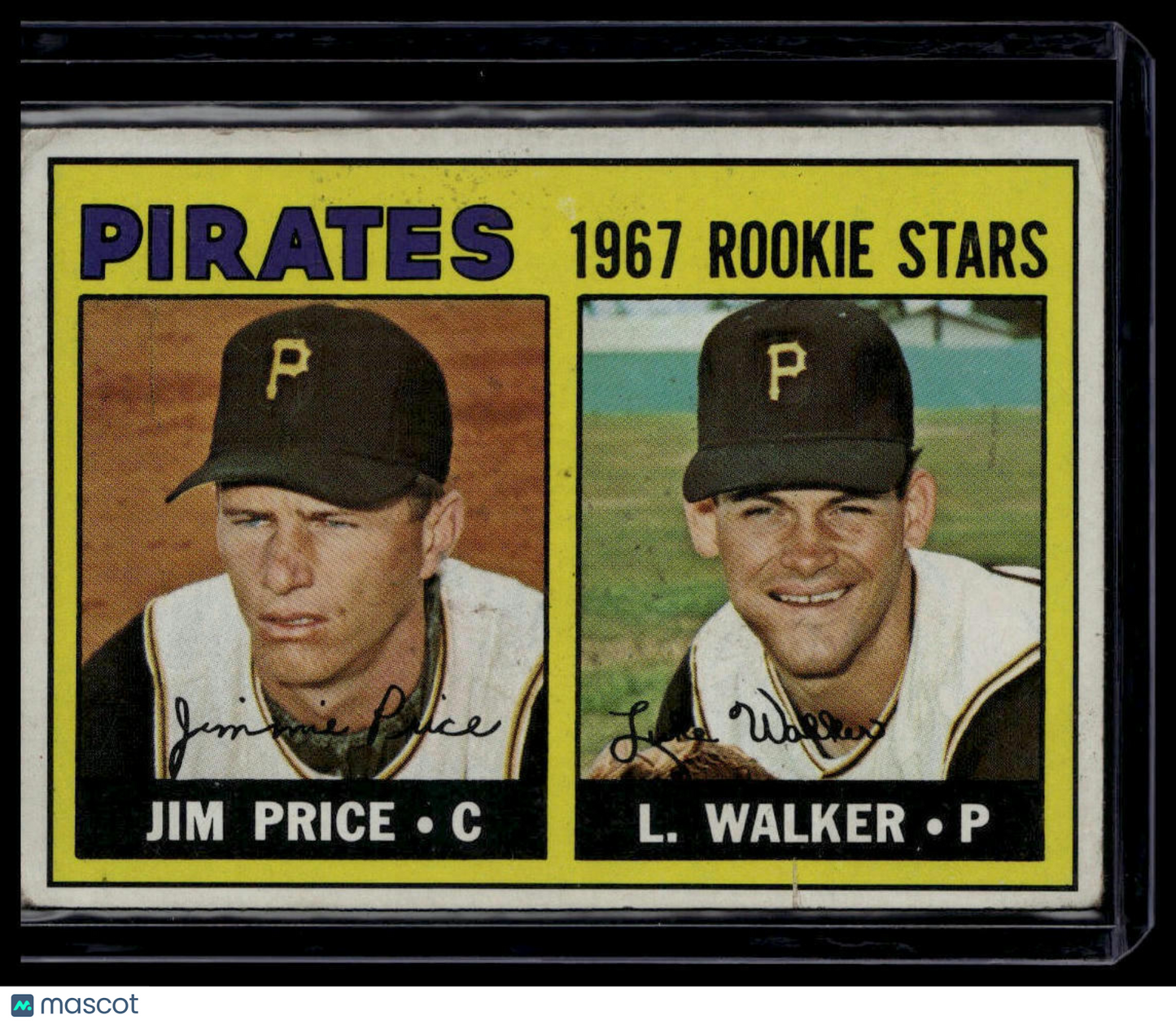 1967 Topps #123 Pirates 1967 Rookie Stars (Jim Price / Luke Walker) None