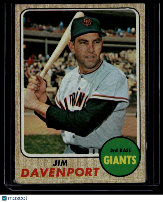 1968 Topps #525 Jim Davenport None