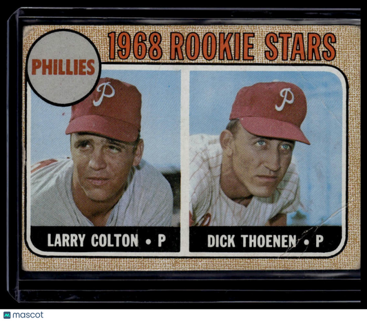 1968 Topps #348 Phillies 1968 Rookie Stars (Larry Colton / Dick Thoenen) None