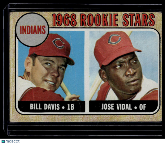 1968 Topps #432 Indians 1968 Rookie Stars (Bill Davis / Jose Vidal) None