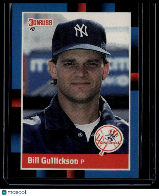 1988 Donruss #586b Bill Gullickson