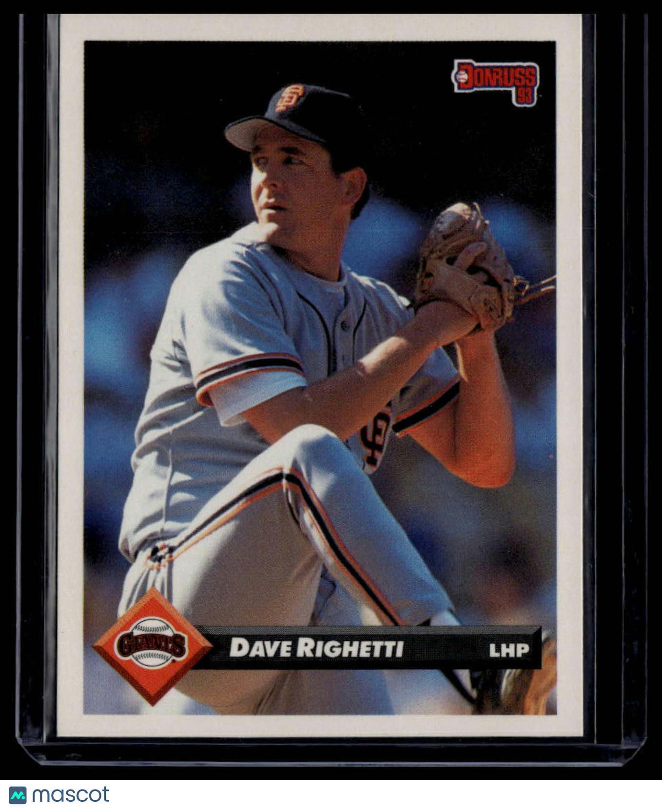 1993 Donruss #552 Dave Righetti