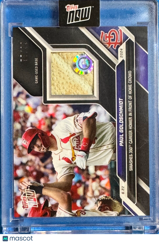 PAUL GOLDSCHMIDT 2024 Topps **350 CAREER HOMER** Game-Used Base Relic SP /99
