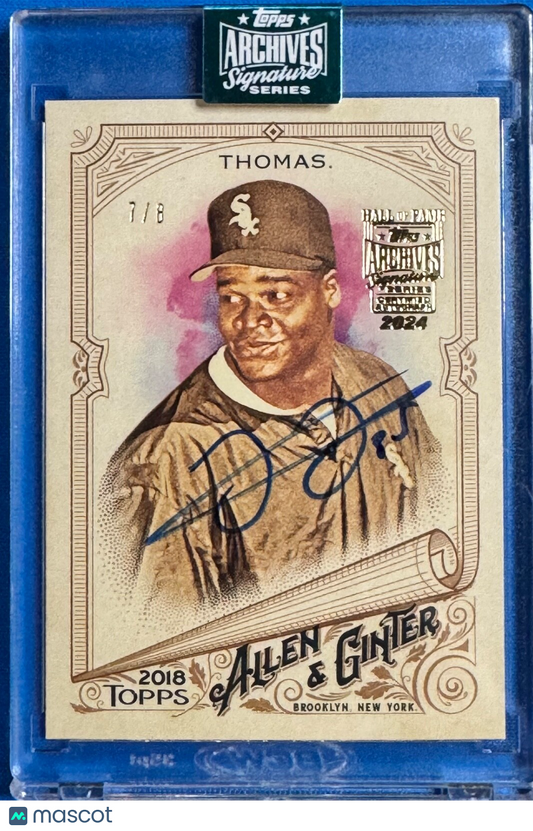 2024 Topps Archives Signature Series Ginter Frank Thomas #286 SP 7/8 White Sox