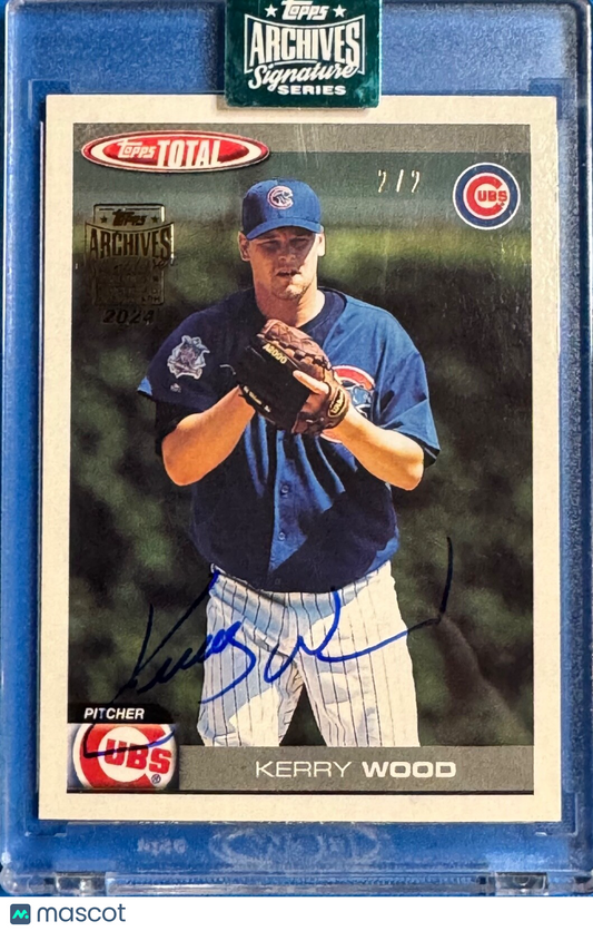 2024 Topps Archives Signature Series Kerry Wood #225 SP 7/7 Cubs