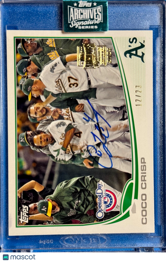 2024 Topps Archives Signature Series Coco Crisp Opening Day Card #188 SP 12/23
