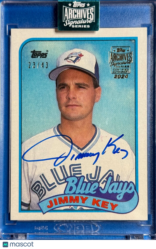 2024 Topps Archives Signature Series Jimmy Key card #229 SP 23/43