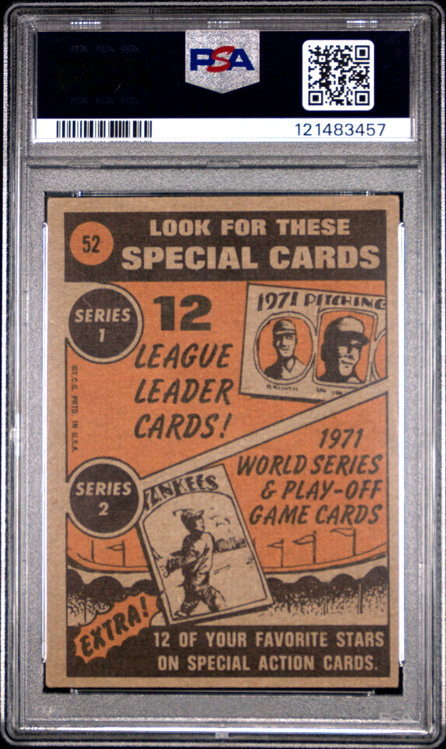 1972 Topps Harmon Killebrew #52 In Action PSA 3