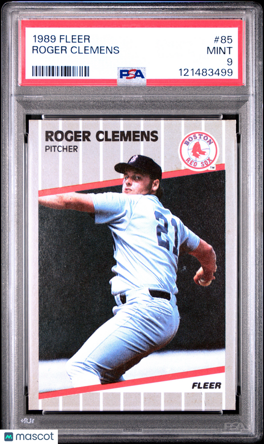 1989 Fleer Roger Clemens #85 PSA 9