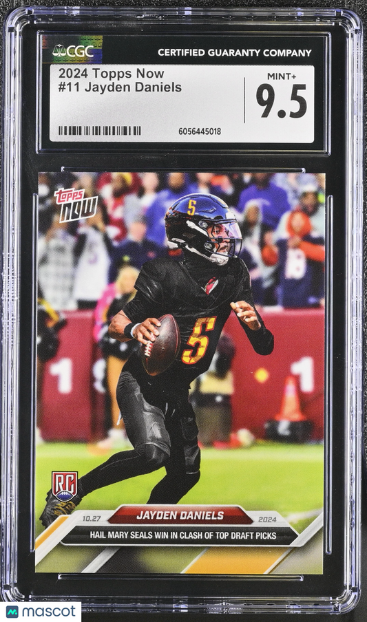 2024 Topps Now Jayden Daniels #11 CGC 9.5