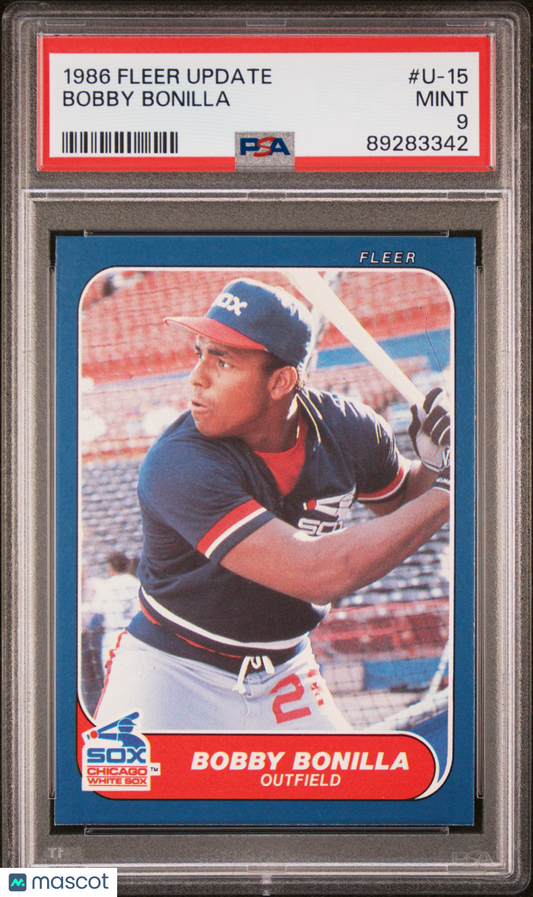 1986 Fleer Update Bobby Bonilla #U-15 PSA 9