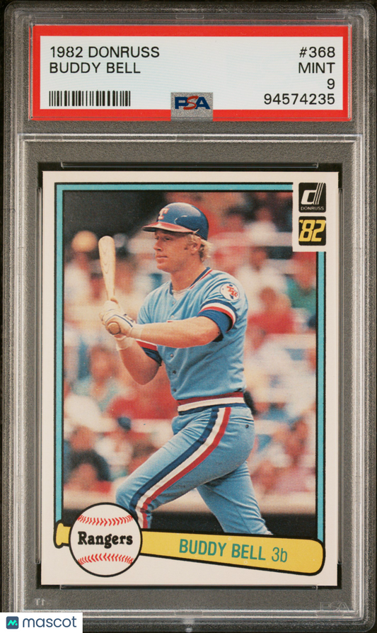 1982 Donruss Buddy Bell #368 PSA 9