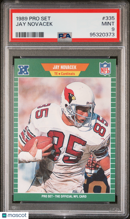 1989 Pro Set Jay Novacek #335 PSA 9