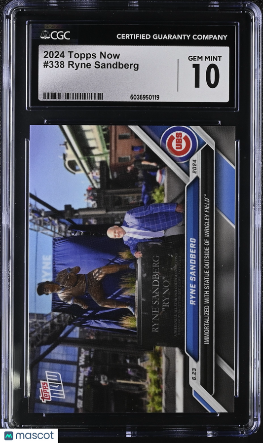 2024 Topps Now Ryne Sandberg #338 CGC 10