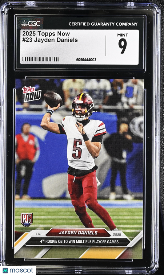 2025 Topps Now Jayden Daniels #23 CGC 9