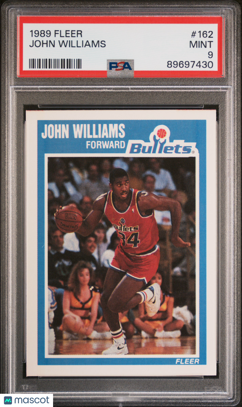 1989 Fleer John Williams #162 PSA 9