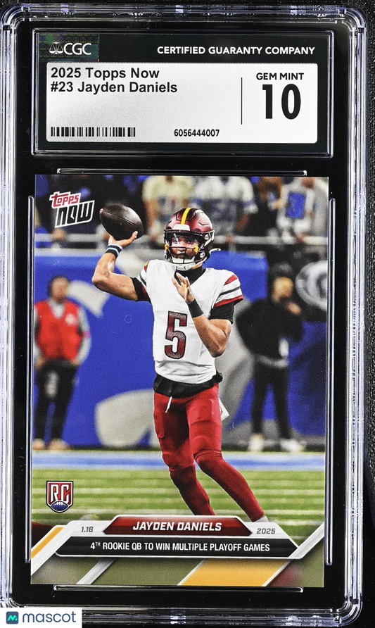 2025 Topps Now Jayden Daniels #23 CGC 10