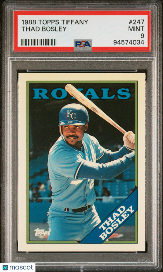 1988 Topps Tiffany Thad Bosley #247 PSA 9