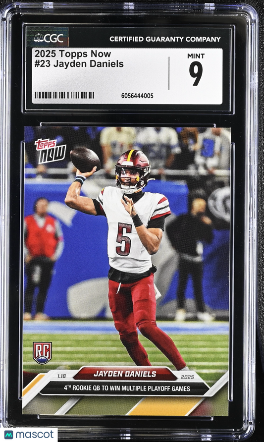 2025 Topps Now Jayden Daniels #23 CGC 9
