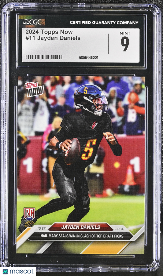2024 Topps Now Jayden Daniels #11 CGC 9