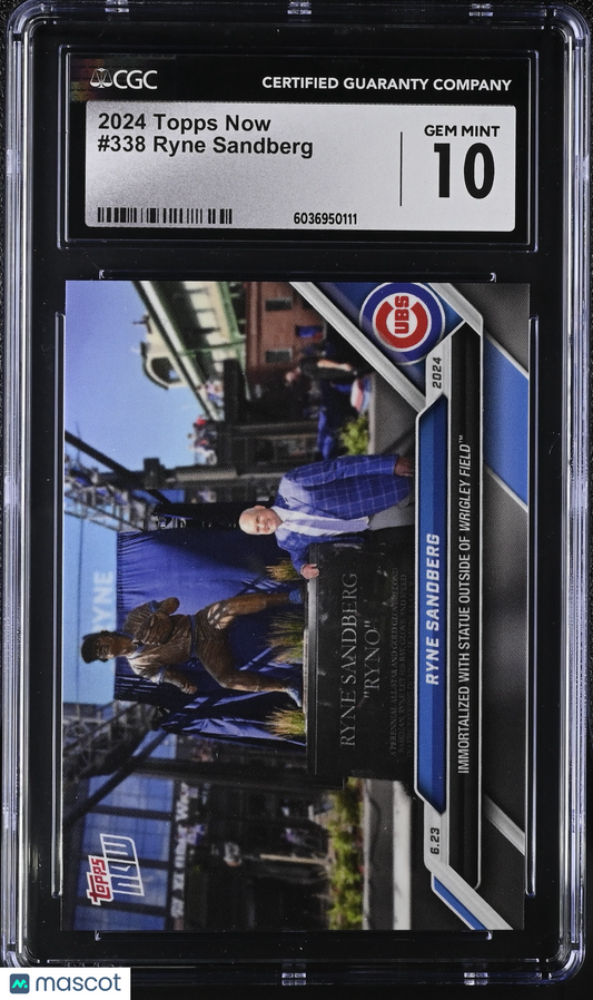 2024 Topps Now Ryne Sandberg #338 CGC 10